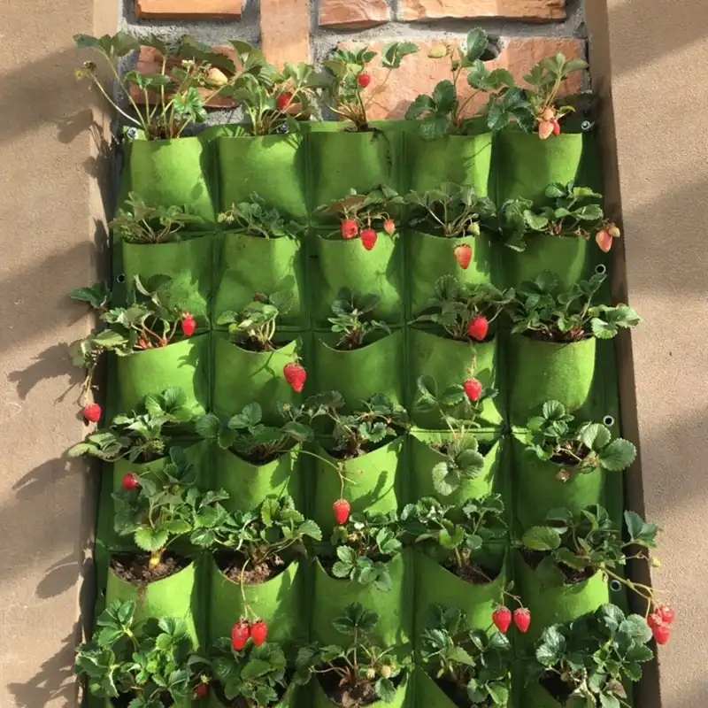 Outdoor 9 Pocket Indoor Balcony Herb Vertical Garden Wall Hanging Indoor Balcony Herb Vertical Garden