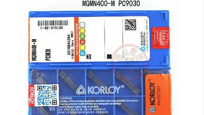 

2PCS NEW In Box KOR+ MGMN400-M PC9030 Carbide Inserts 10PCS/Box