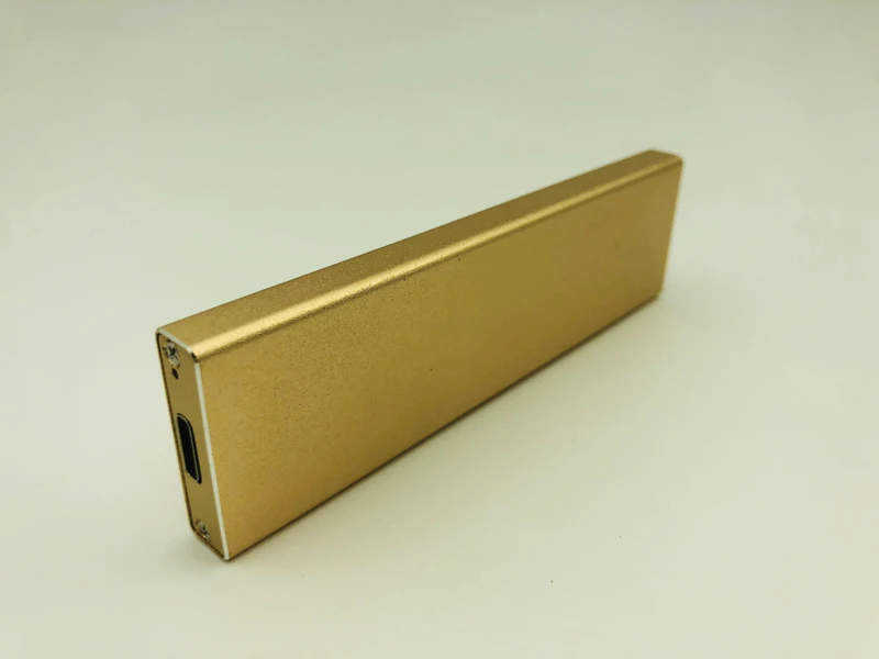 USB3.1 Type C к NGFF M.2 SSD корпус M2 чехол для HDD коробка 2230 2242 2260 2280 жесткий диск Золото