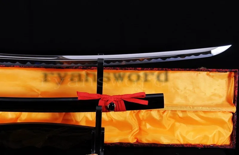 Высокое качество 1095 углеродистая сталь японский самурайский меч Мару Катана