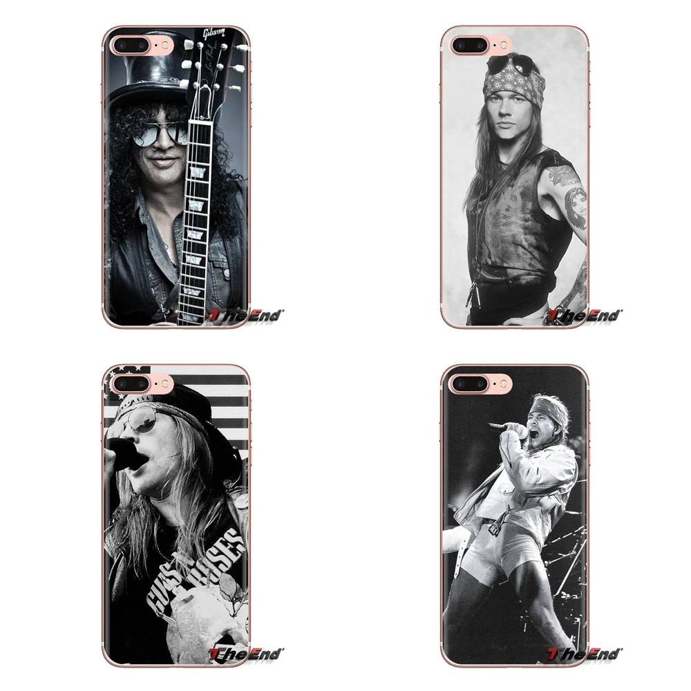 For Oneplus 3T 5T 6T Nokia 2 3 5 6 8 9 230 3310 2.1 3.1 5.1 7 Plus 2017 2018 Soft Transparent Cases Covers AXL Guns n Roses |