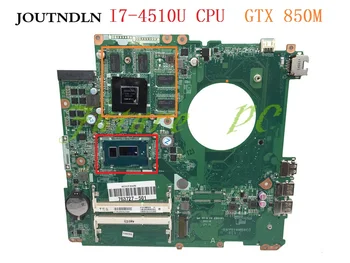 

JOUTNDLN FOR HP ENVY 17-K Laptop Motherboard 763727-501 DAY31AMB6C0 w/ I7-4510U CPU and GTX 850M GPU Test work