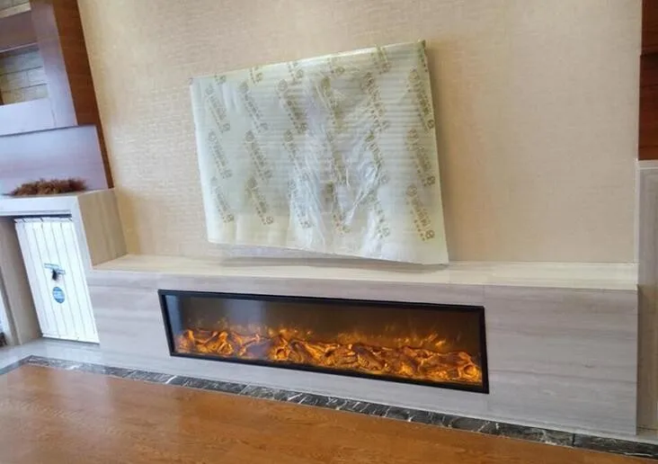 

1500*400*200MM 220v-240v remote control no heating electric fireplace
