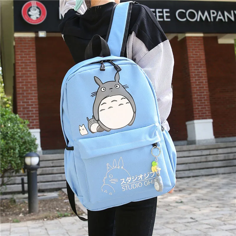 Totoro Backpack Men Women Travel Softback Canvas Bags Mochila Girls Boys Teenagers School Space Notebook Female Bag BP0159 (23)