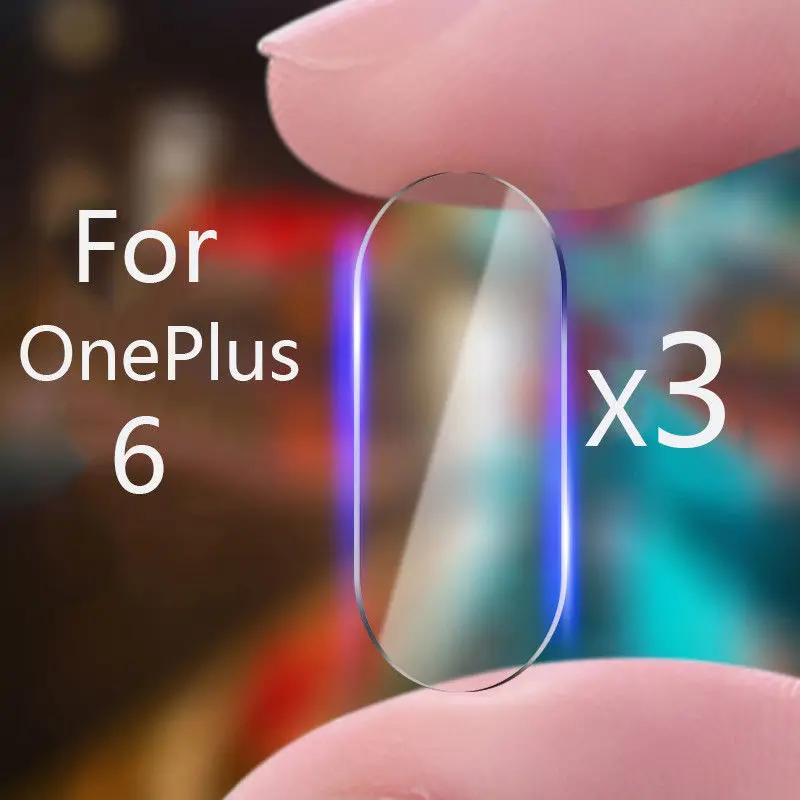 3PCS For OnePlus 6 Camera Lens Tempered Glass For OnePlus 6 Back Camera