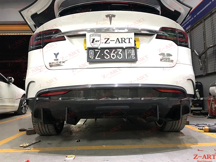 Z-ART для порта Revoz комплект корпуса из углеродного волокна для Tesla модель X углеродное волокно aerokit для Tesla модель X