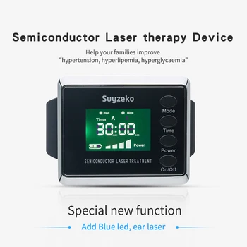 

Hemotherapy Laser therapy wrist watch with CE and ROHS