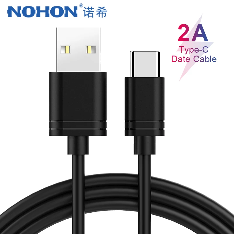 

NOHON Type C Data USB Charger Cable For Samsung Gaxaly S8 S9 Plus Oneplus 6 Fast Charging For Xiaomi5 6 Huawei Phone Charge Cord