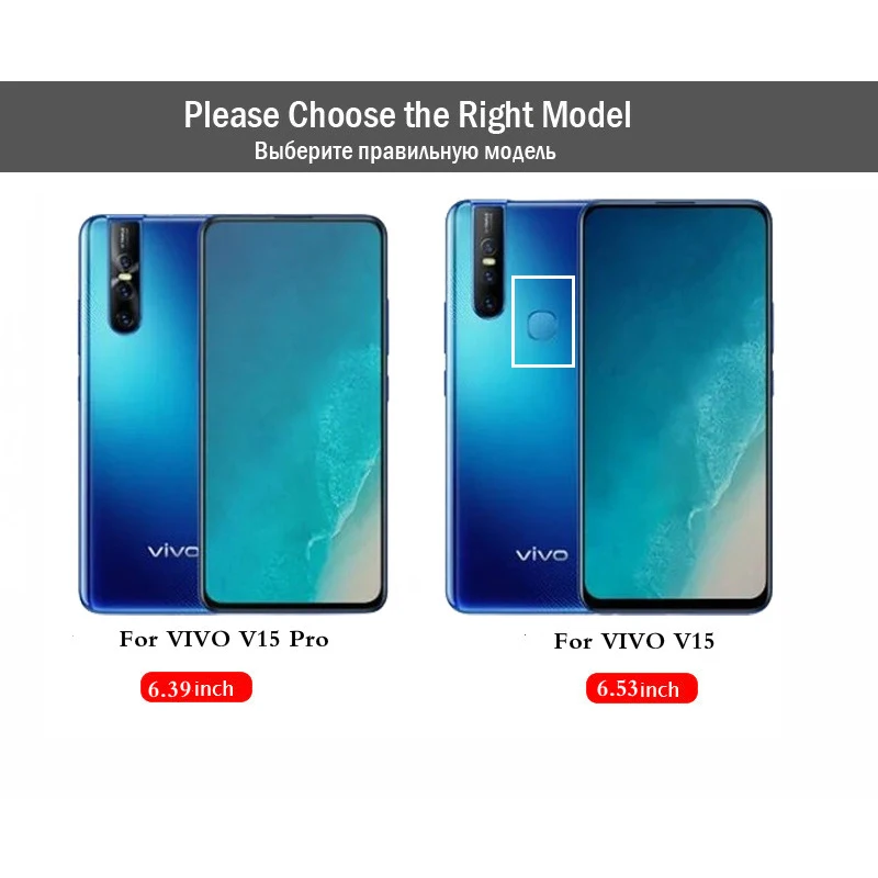 For VIVO V15 Pro Phone Case Finger Ring Holder Matte Soft Silicone TPU Back Cover For VIVO V15 Case Shockproof armor