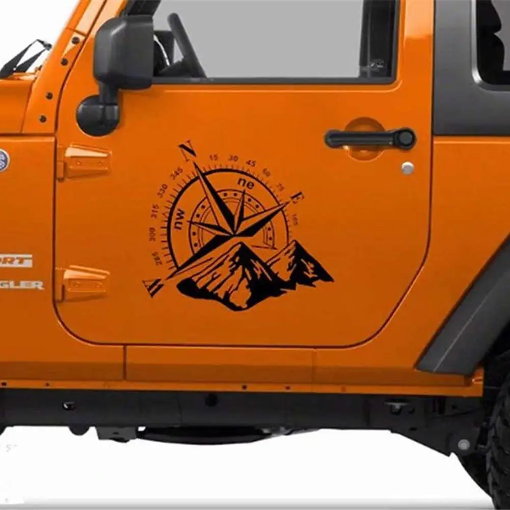 

Car Sticker 1pc 3D Sticker High Quality Car Sticker Compass Rose Navigate Mountain 4x4 Offroad Vinyl Decal Car Decal Accessories