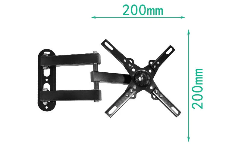Универсальный Регулируемый консольный кронштейн на 15 кг, вращающийся настенный кронштейн для телевизора, держатель для 15-40 дюймов, светодиодный ЖК-дисплей с плоской панелью, плазменный телевизор