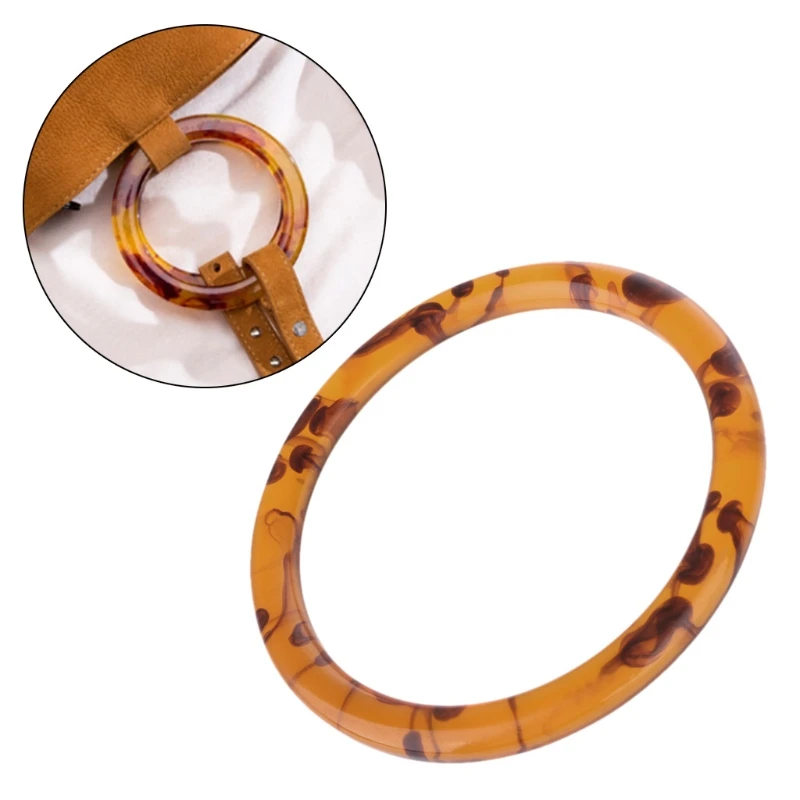 

1 x Round Resin Bag Handle for Handcrafted Handbag Purse DIY Bags Accessories