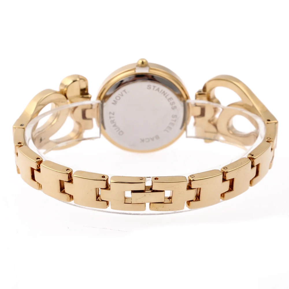 G& D Лидирующий бренд, роскошные женские часы с браслетом, золотые женские кварцевые наручные часы из нержавеющей стали, нарядные часы, женские часы