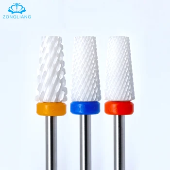 

electric manicure drill ceramic nail drill Milling cutter for manicure Apparatus for manicure Gel polishing white ceramic nail