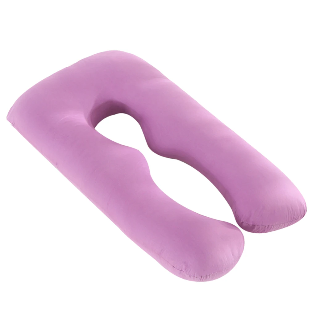 Full Body Pregnancy Pillow - Maternity Pillow for Pregnant Women - U Shaped Body Pillow With Zip Pillow Cover 9 Colors