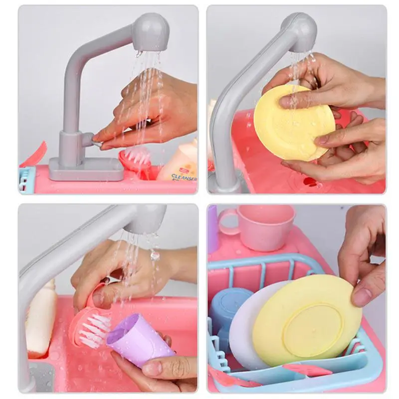 Пластиковые симуляторы Электрическая Мойка для посудомоечной машины ролевые