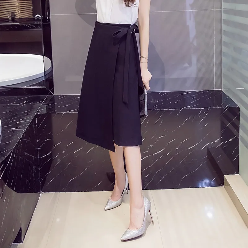 Женские длинные юбки модные эластичные элегантные сексуальные юбки с высокой талией черные офисные женские официальные красные юбки карандаш размера плюс S-5XL