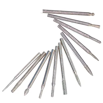 

30pc Diamond Burr Bit Set For Dremel Rotary Tools 1/8" 150 Grit Dremel Rotary Tool Dremel Rotary Accessories