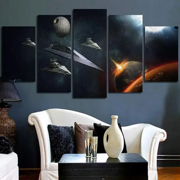 star wars canvas art 5 piece