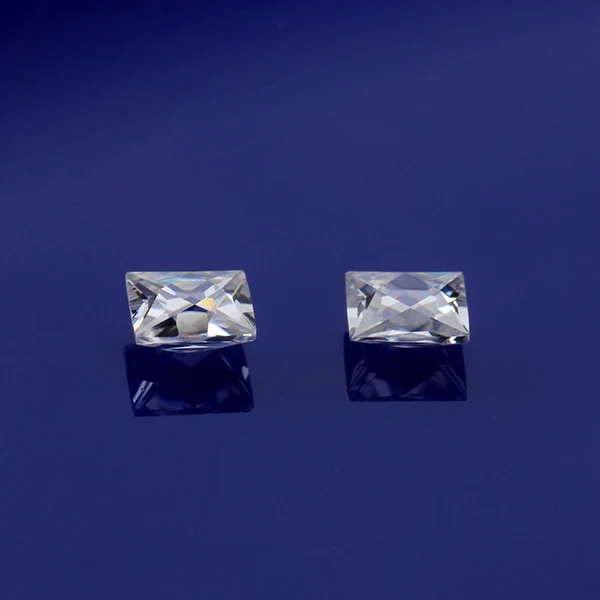 Cheestar Gems Loose Moissanites Stone GH Color 3*3mm Square French Cut Near White Moissanites Gemstone Diamonds