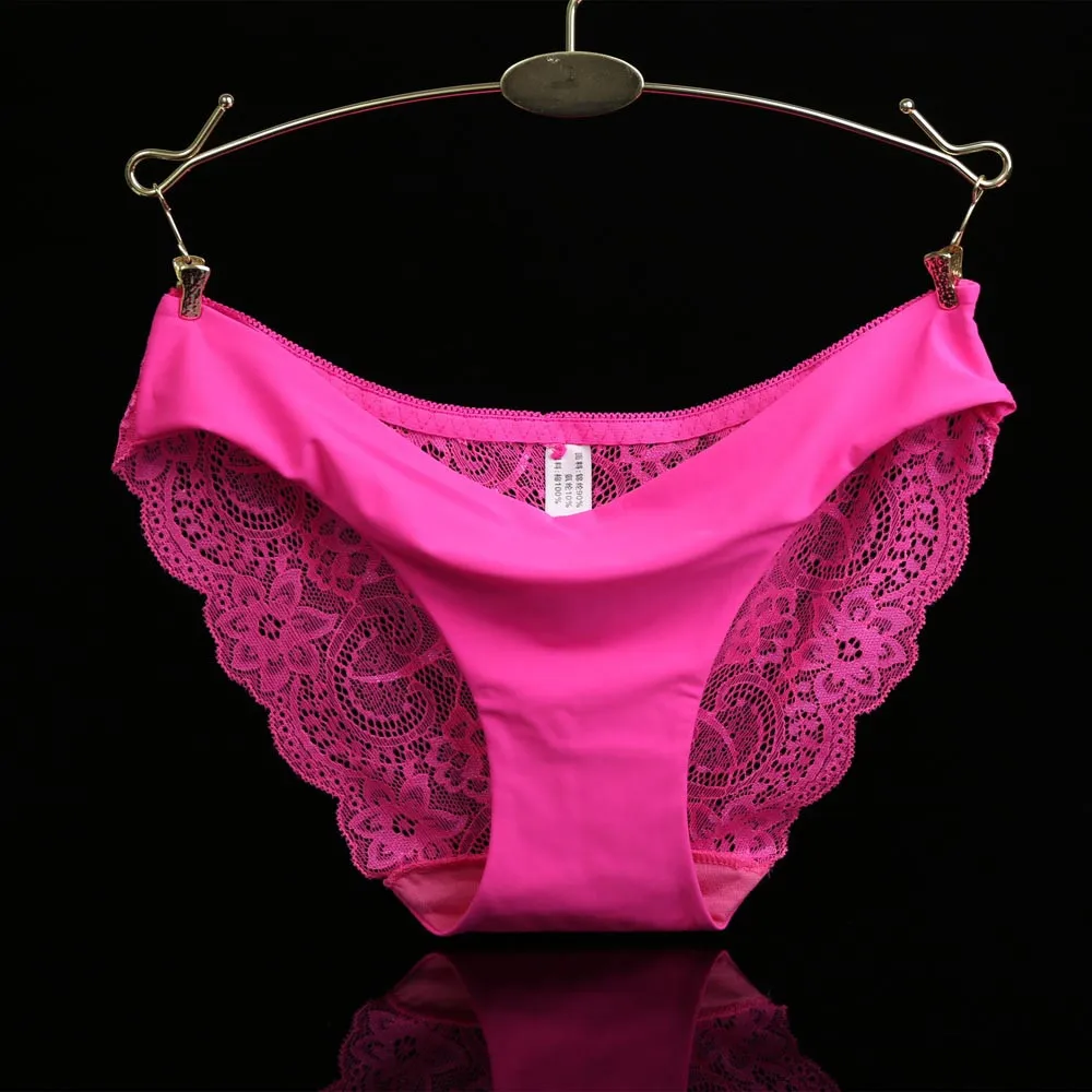 Women lace Panties Seamless soft and comfortable Cotton Panty Hollow briefs Underwear L50/0118