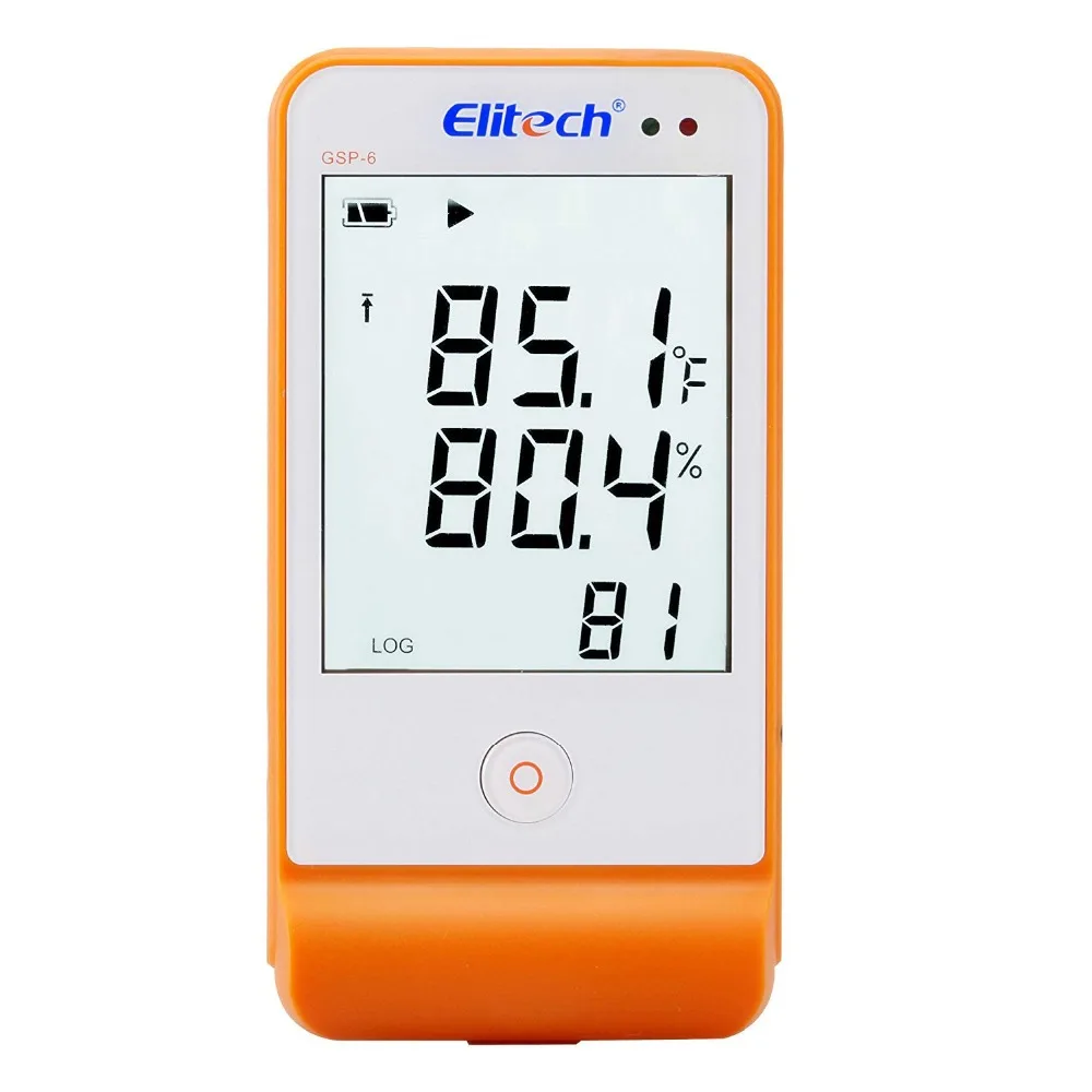 Термометр-Гигрометр электронный регистратор данных температуры и влажности ЖК-дисплей USB датчик температуры и влажности