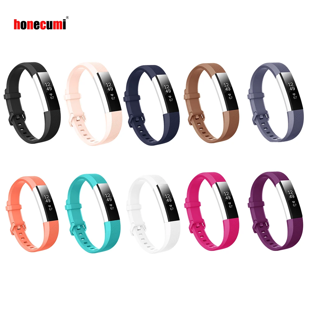 Large Choose Color Leather Replacement Accessory Wrist Band for Fitbit Alta
