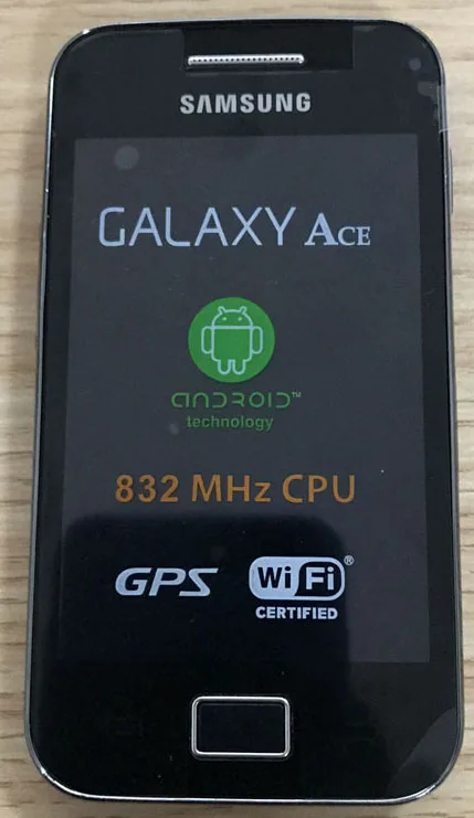 Разблокированный S5830i samsung Galaxy Ace S5830 смартфон 3g Wifi gps 5MP камера сотовый телефон - Цвет: Black