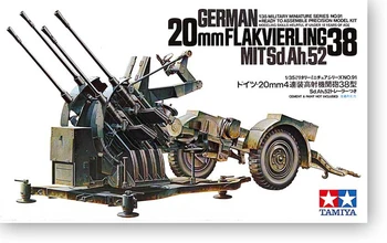 

1/35 20mm Installed Four Antiaircraft Gun Flak38 35091