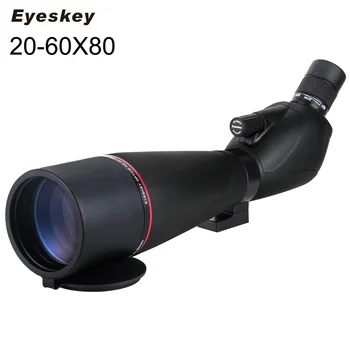 

Eyeskey Waterproof Angled 20-60x80mm Zoom Hunting Telescope Spotting Scope Nitrogen Filled Birding Watching Wildlife