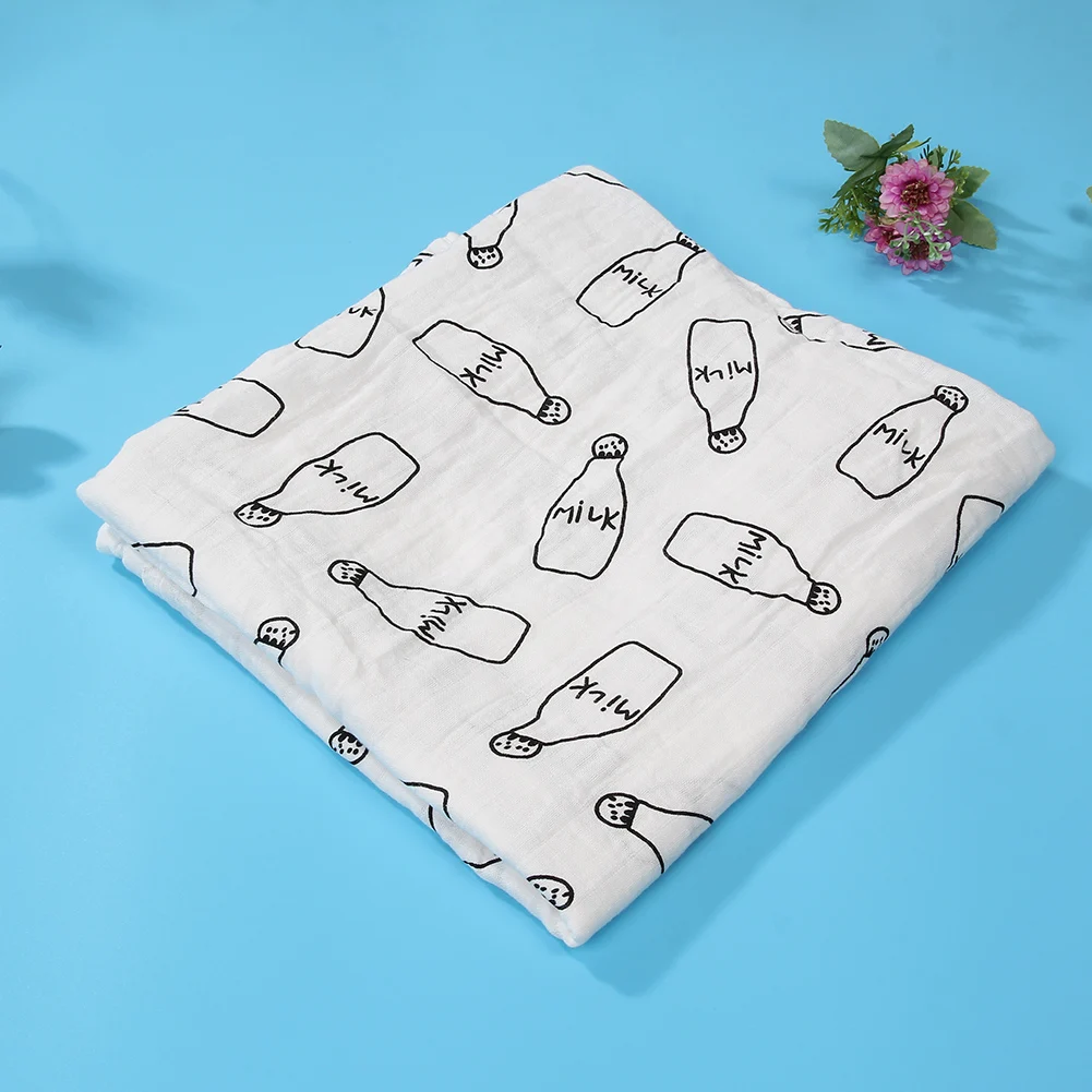 Очень мягкий детский муслиновый хлопок одеяло пеленание новорожденных Детское банное полотенце для одеяльца для новорожденных