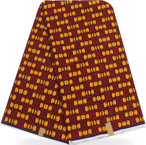 Горячая африканская ткань для платья африканская восковая ткань tissus воск Анкара ткани 6 ярдов хлопковая ткань HH-A1 - Цвет: 14