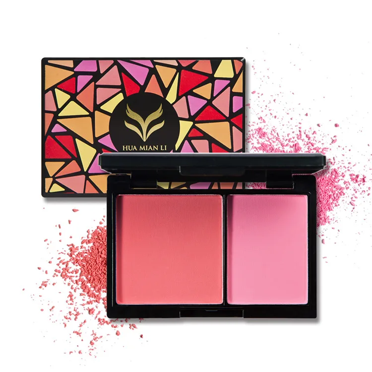 

HUAMIANLI Brand Blush Maquiagem Makeup Palette Long Lasting Face Velvet Matte Shimmer Blusher Powder Make Up Cheek Cosmetics Set