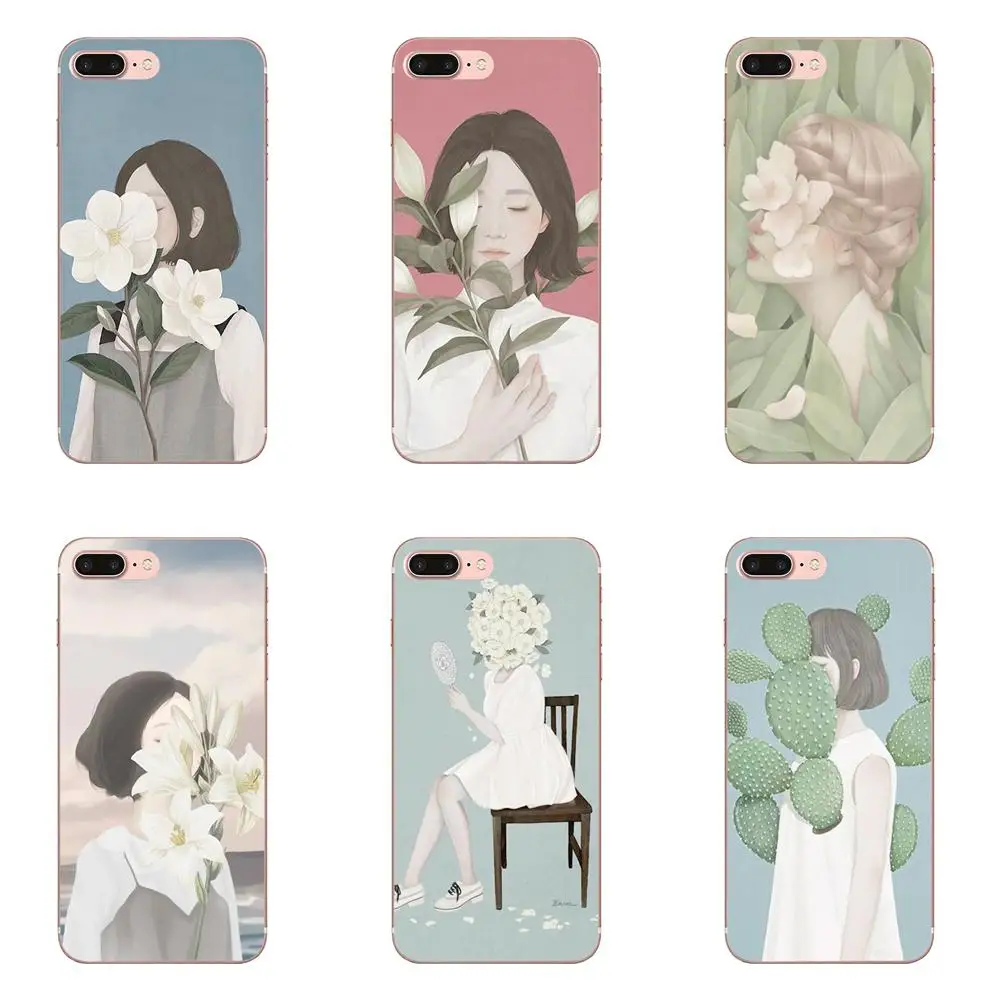 

Soft Quinn Phone For Xiaomi Redmi Note 2 3 3S 4 4A 4X 5 5A 6 6A Pro Plus Cactus Flower Girl Pattern Diy Highend
