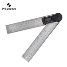 Prostormer Protractor Digital Angle Finder Ruler Meter 360 Degree Protractor Steel Inclinometer Goniometer font b Electronic