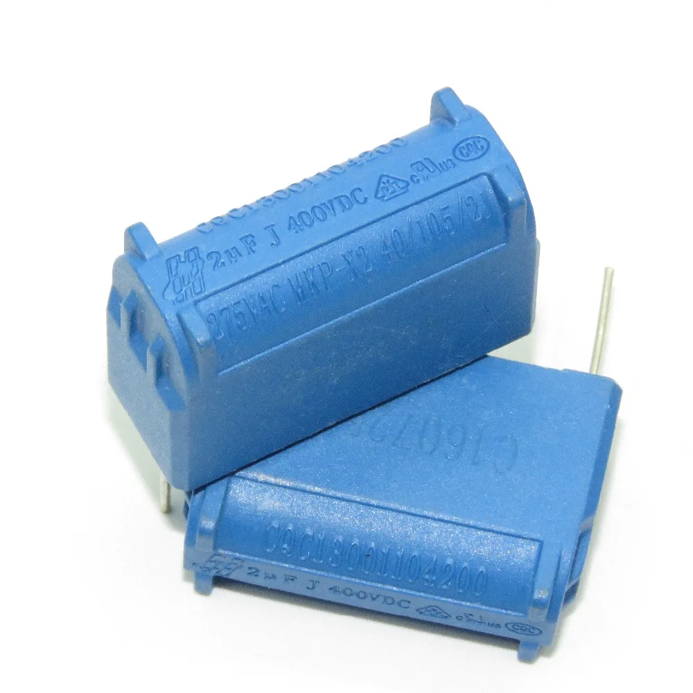 10pcs/lot MKP X2 2uF 275VAC 400VDC 275V-in Relays from Home Improvement ...