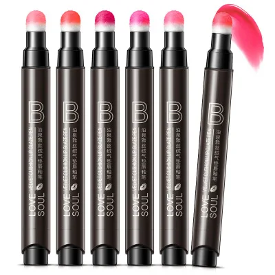 

BIOAQUA Brand Cushion Matte Liquid Lipstick Pencil Makeup Velvet Lipgloss Pen Moisturizing Press Lip Gloss Batom Women Gift