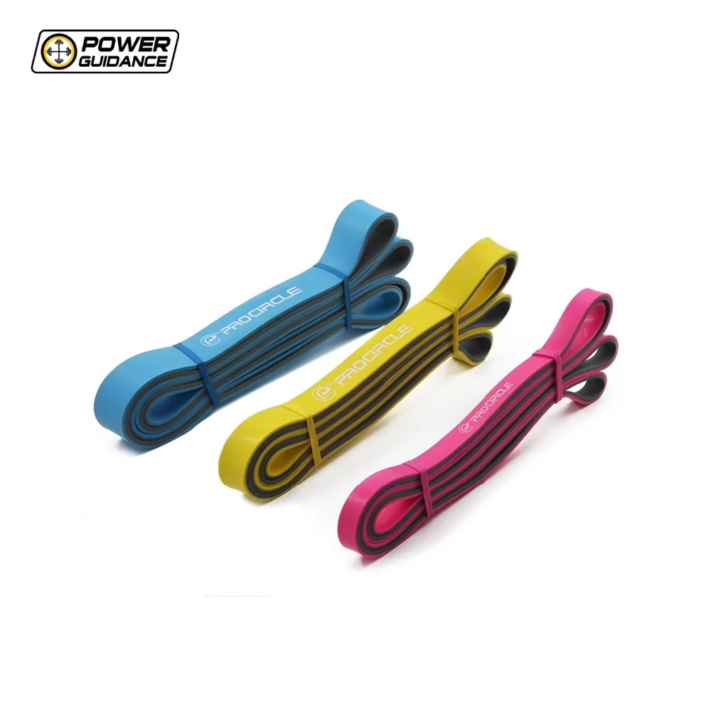 

POWER GUIDANCE 3pcs/Set Dual Color Resistance Bands Pull Up Assisted Band Loop for Pull-ups Stretching Exercise with Free Bag