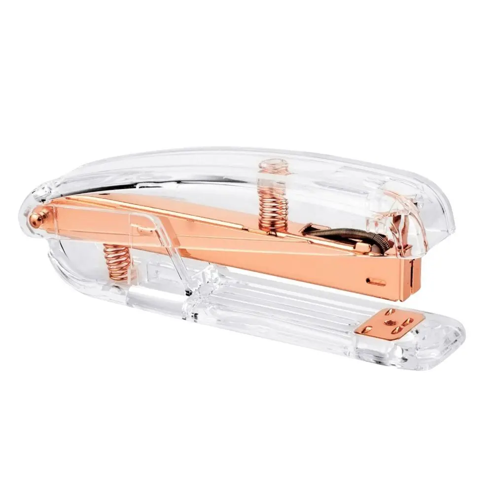 

Rose Gold Stapler Edition Metal Manual Staplers 24/6 26/6 Include 100 Pcstaples Office Accessories School Supplies