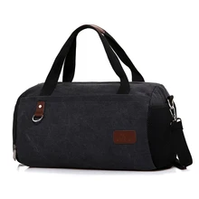 Мужская Высококачественная холщовая дорожная сумка, многофункциональная спортивная сумка для подростков, Большая вместительная спортивная сумка через плечо, модная сумка