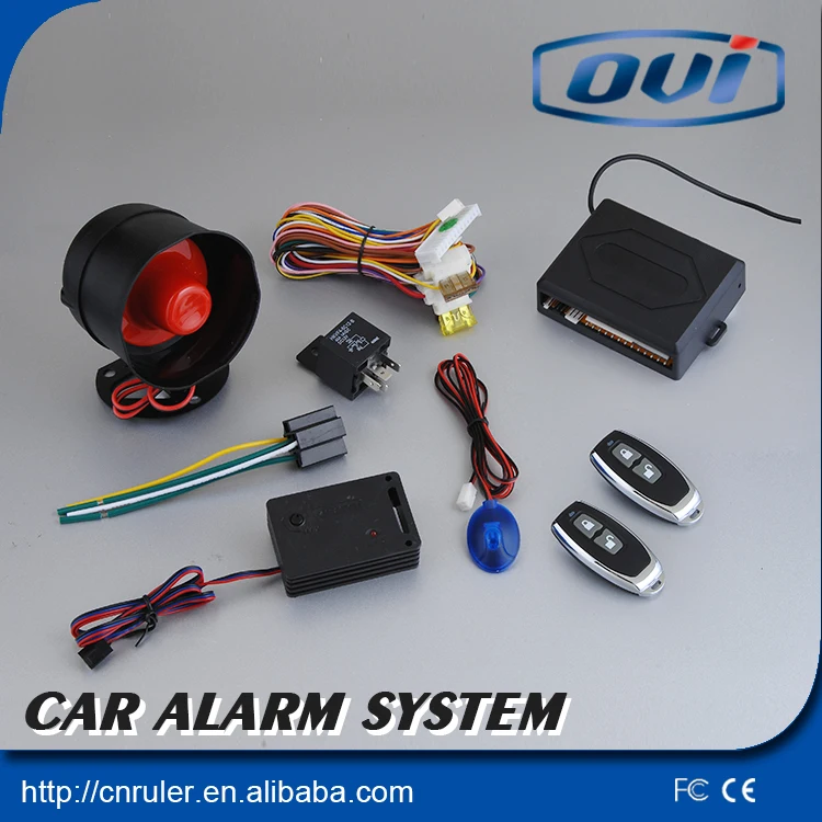 12V Trunk Alarm Security System Car Alarms Protection With Keyless
