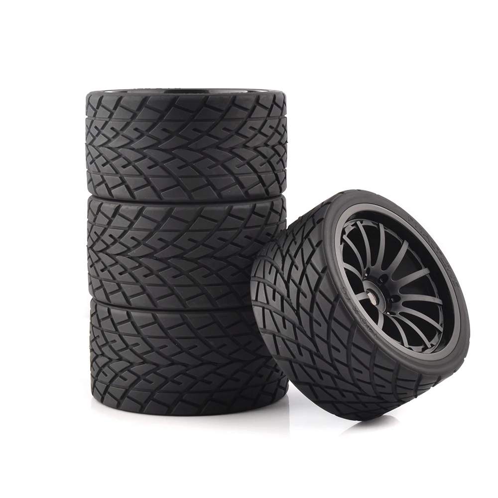 Trucks em Rodas de Estrada Pneus para Corridas de Carros de Rali Hex 1:8 rc Monster 139mm 70mm Brinquedo Acessórios Peças 4 pc - Set 17mm 10 4 pcset 17mm hex 1:8 rc monster