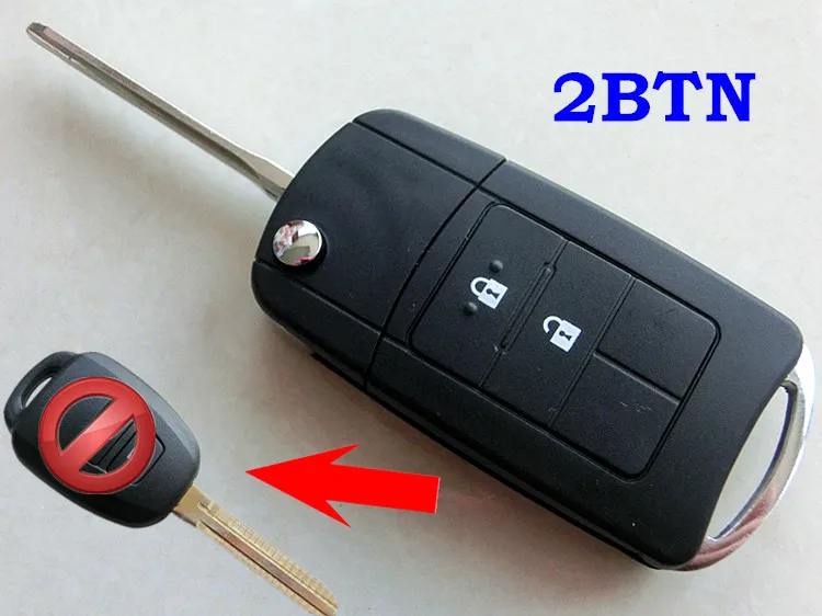 

RMLKS Flip Folding Remote Car Key Shell For Toyota Camry RAV4 Corolla TOY43 Blade 2 3 4 Button Key Case Fob TOY43 Blade