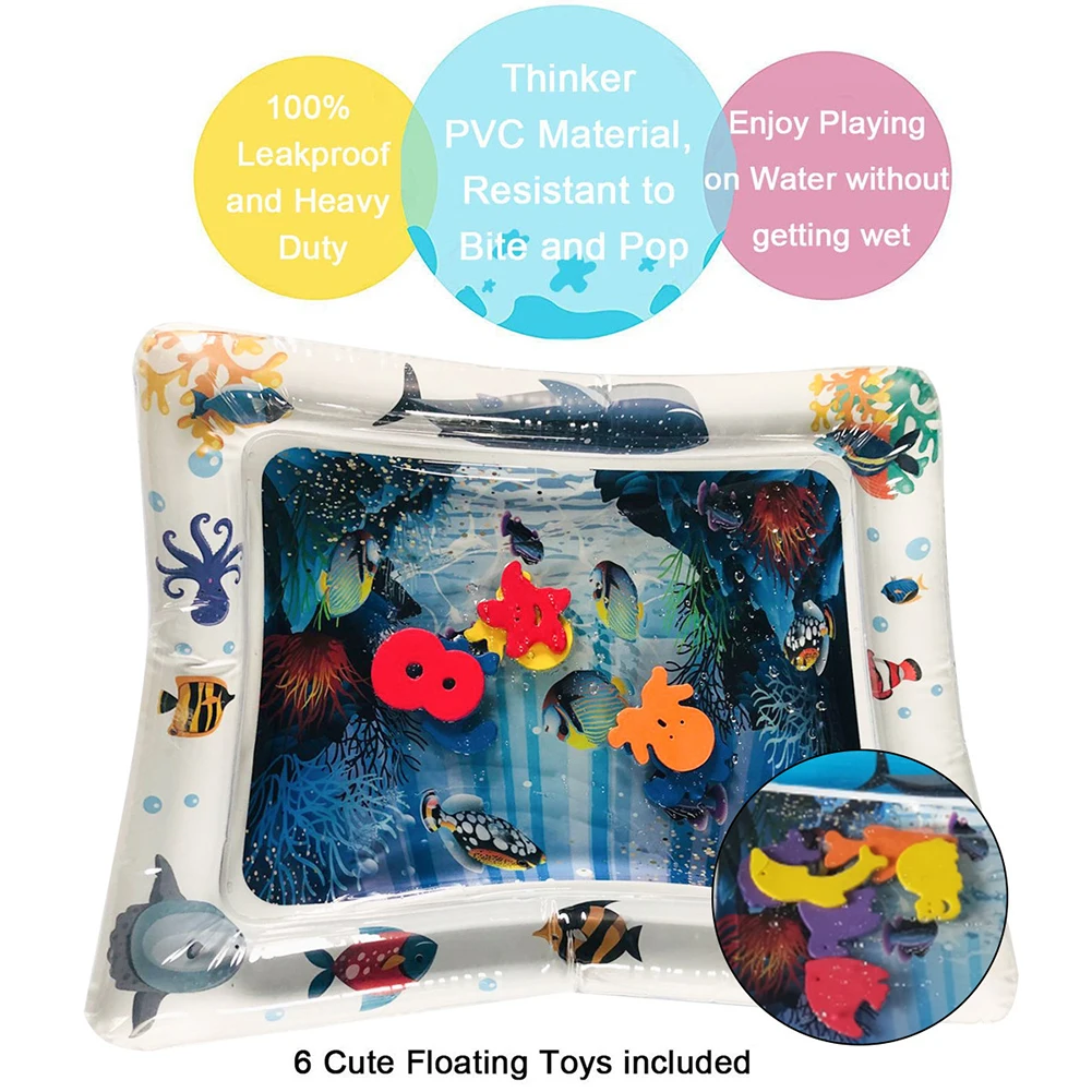 Baby Kids water play mat Inflatable Infant Tummy Time Playmat Toddler for Baby Fun Activity Play Center Dropship TSLM1 Baby Kids water play mat Inflatable Infant Tummy Time Playmat Toddler for Baby Fun Activity Play Center Dropship TSLM1