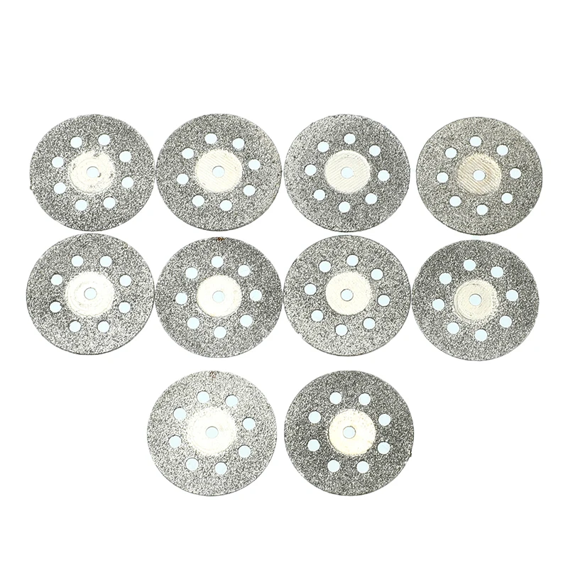 10 шт./компл. 22mm алмазное шлифовальное колесо абразивы пильные диски роторный инструмент Циркулярный инструмент для резки дисковые пилы