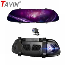 TAVIN Dash cam Rearview mirror dvr car camera Full HD 1080 Video Recorder 7 inch touch screen Dual lens Night vision auto DVR TAVIN Dash cam Rearview mirror dvr car camera Full HD 1080 Video Recorder 7 inch touch screen Dual lens Night vision auto DVR