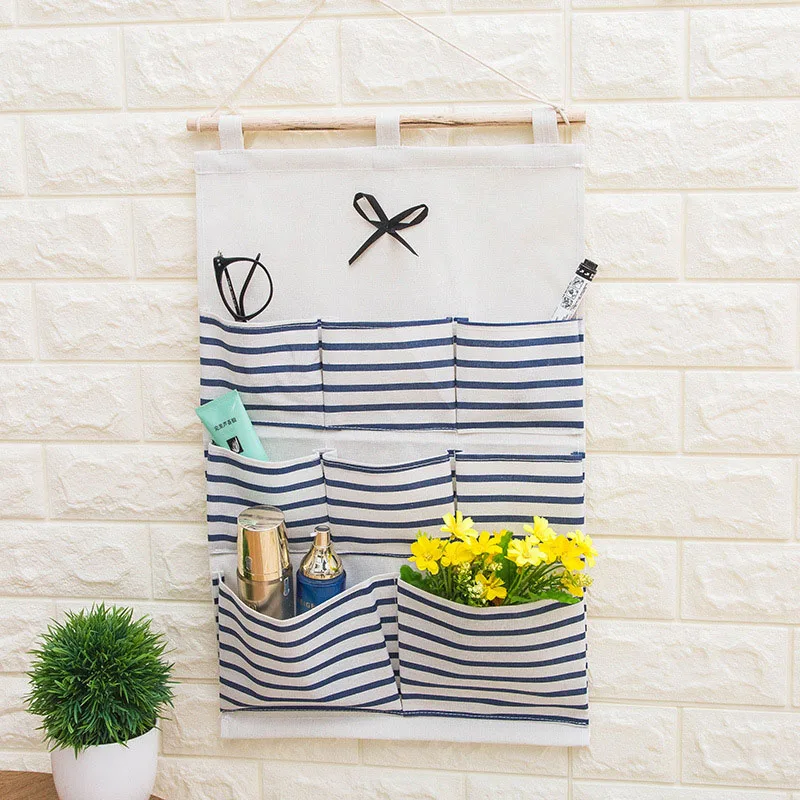 2019 Foldable Hanging Storage Organizador For Dormitory Home Hanging Storage Bag Wall Debris Storage Hanging Bag