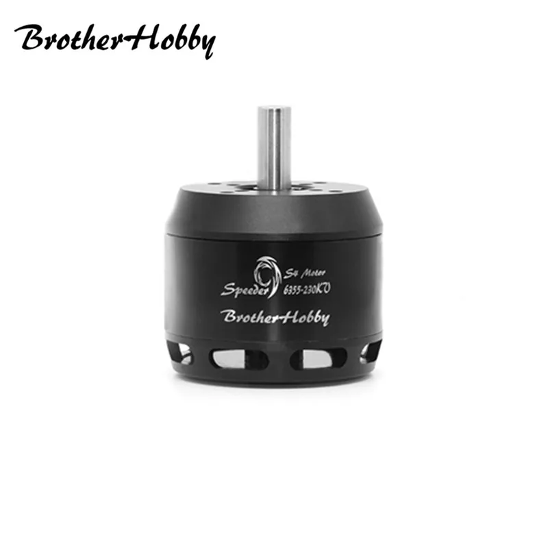 Brotherhobby Speeder S4-6355 230KV / S4-6374 240KV 8-12S 12N14P Scooter Brushless Motor For RC Toy Model Multicopter Black high quality brotherhobby tornado 5215 330kv 12n14p 12s brushless motor for rc multi rotor models frame spare part accessories