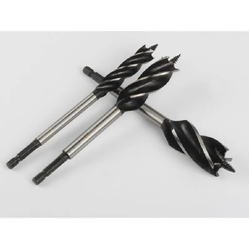 18mm 20mm 22mm 3pcs Four Slot Four Blade Woodworking Auger Bits Core