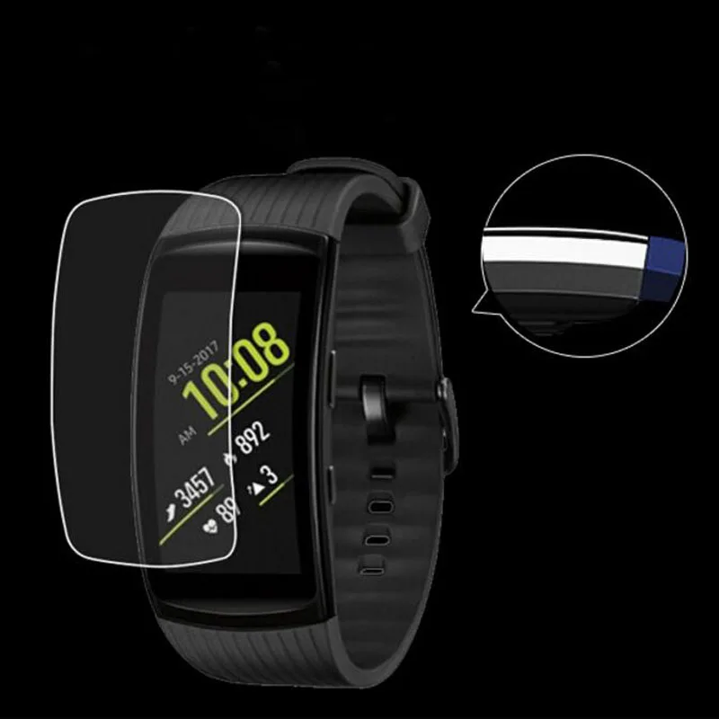 2 шт против царапин Мягкий ТПУ Ультра HD прозрачная защитная пленка для samsung gear Fit 2 Pro Fit2 Pro полная защитная крышка для экрана